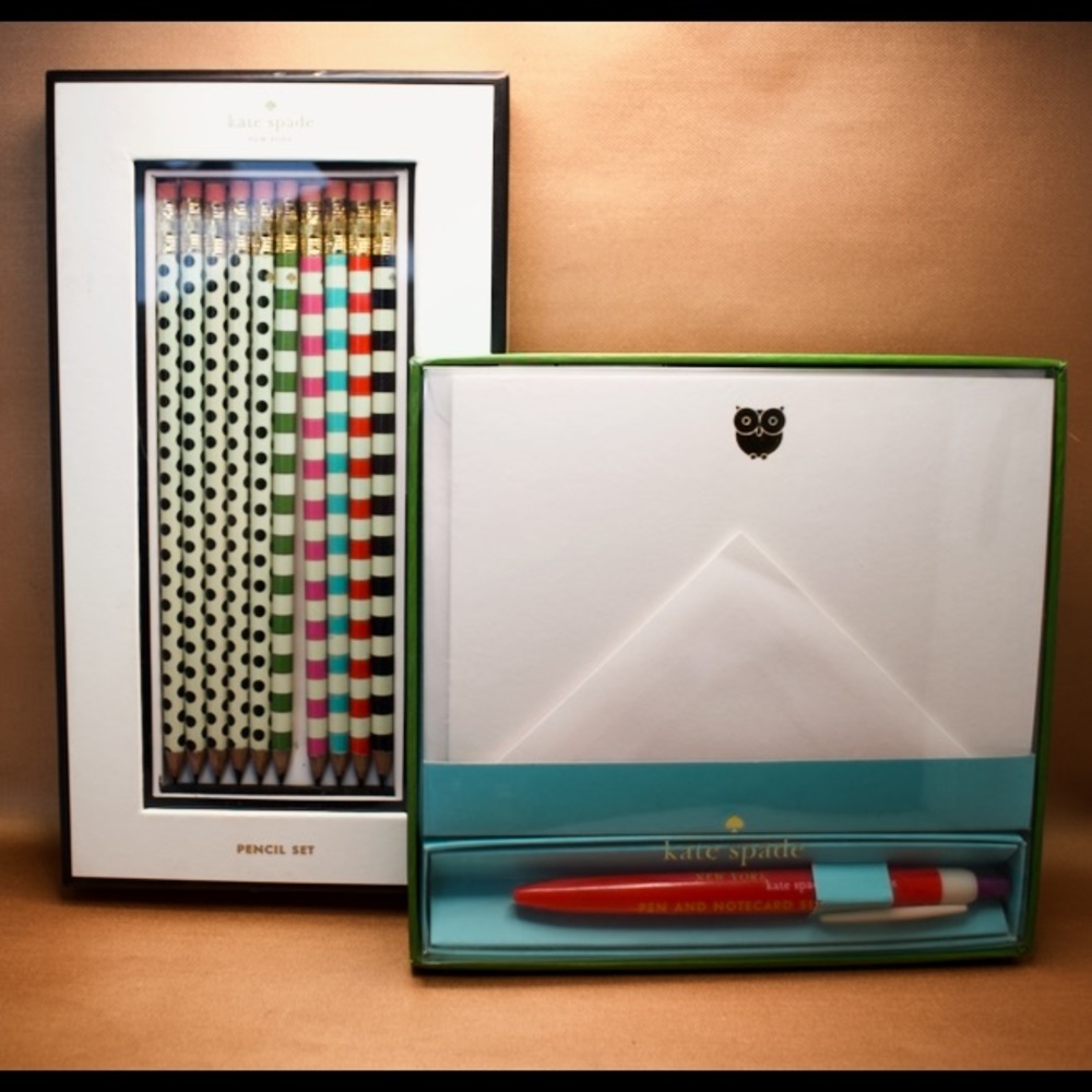 Set.Kate ♠️ Notecard/Pen Set & Pencil Bundle
